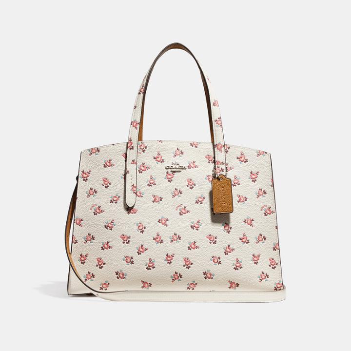 Coach Charlie Carryall With Floral Bloom Print