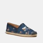 Coach Casey Espadrille With Painted Floral Bow Print