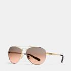 Coach New York Pilot Sunglasses