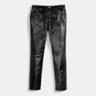 Coach Leather Jeans
