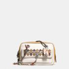 Coach Turnlock Dylan Satchel With Link Detail In Glovetanned Leather