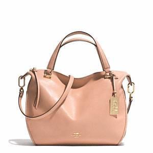 Coach - Madison Leather Smythe Satchel Li/rose Petal