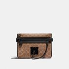 Coach Pouch 22 In Signature Canvas With Whipstitch