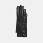 Coach Sculpted Signature Turnlock Touchscreen Gloves