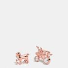 Coach Pave Horse And Carriage Stud Earrings