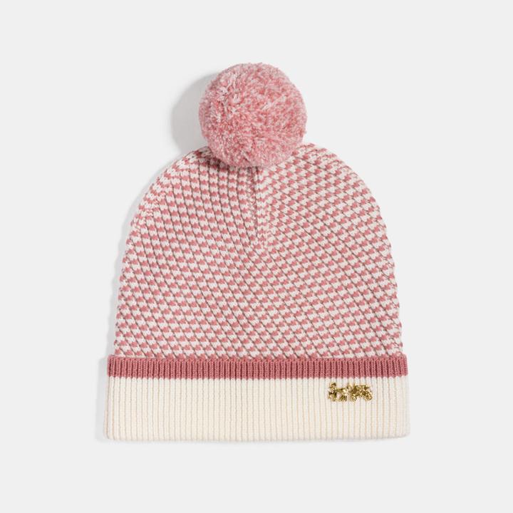 Coach Charm Knit Hat