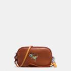 Coach Crossbody Clutch In Glovetanned Leather With Embossed Space Rexy
