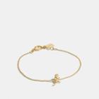 Coach Mini 18k Gold Plated Rexy Bracelet