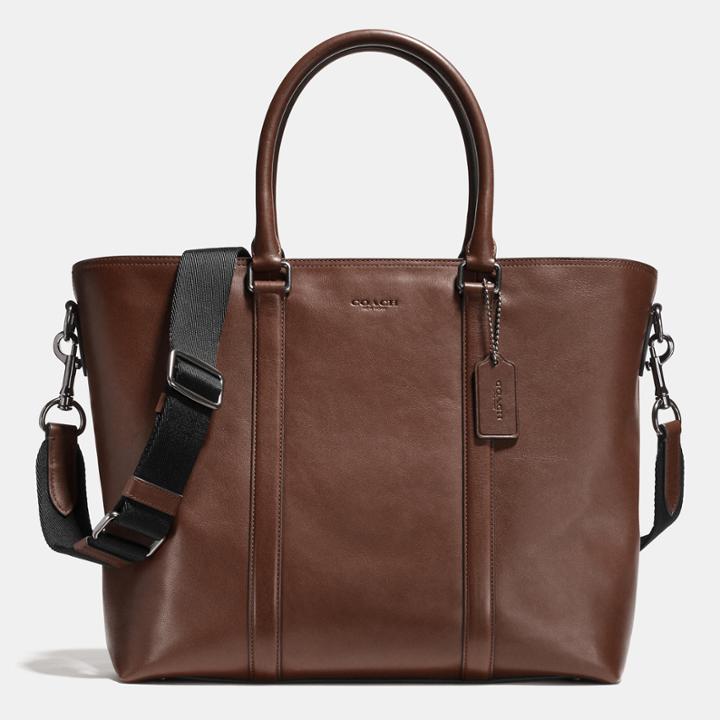 Coach Metropolitan Tote In Sport Calf Leather
