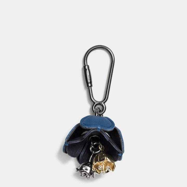 Coach Small Tea Rose Bag Charm