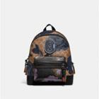 Coach Academy Backpack 23 In Signature Canvas With Kaffe Fassett Print