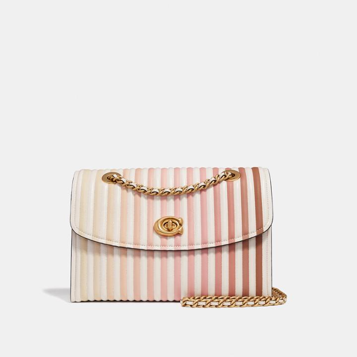 Coach Parker Shoulder Bag With Ombre Quilting