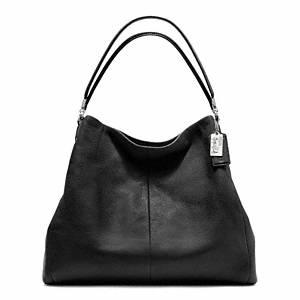 Coach   Madison Leather Phoebe Shoulder Bag Sv Black