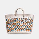 Coach Rogue Tote With Colorblock Link