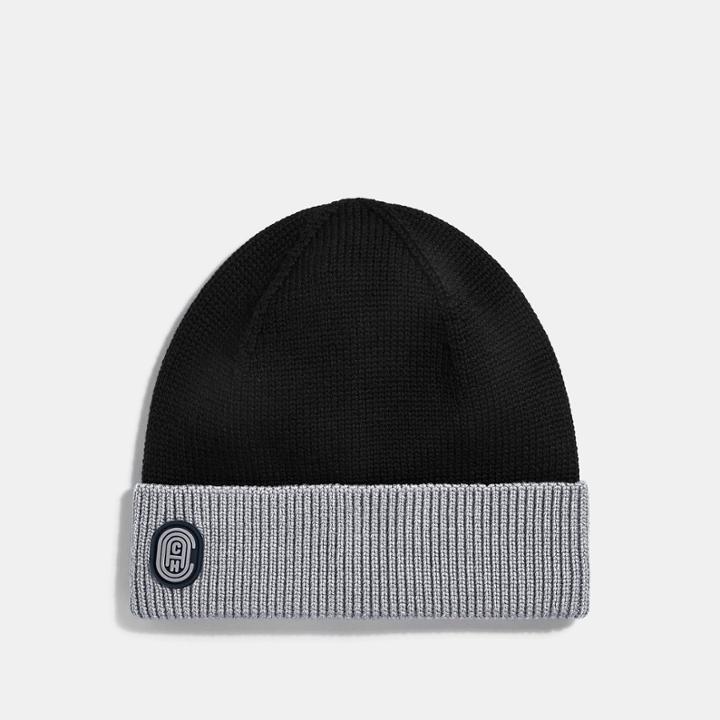 Coach Signature Retro Patch Beanie