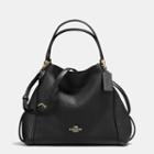 Coach Edie Shoulder Bag 28 In Polished Pebble Leather