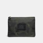 Coach Large Multifunctional Pouch With Wild Beast Print