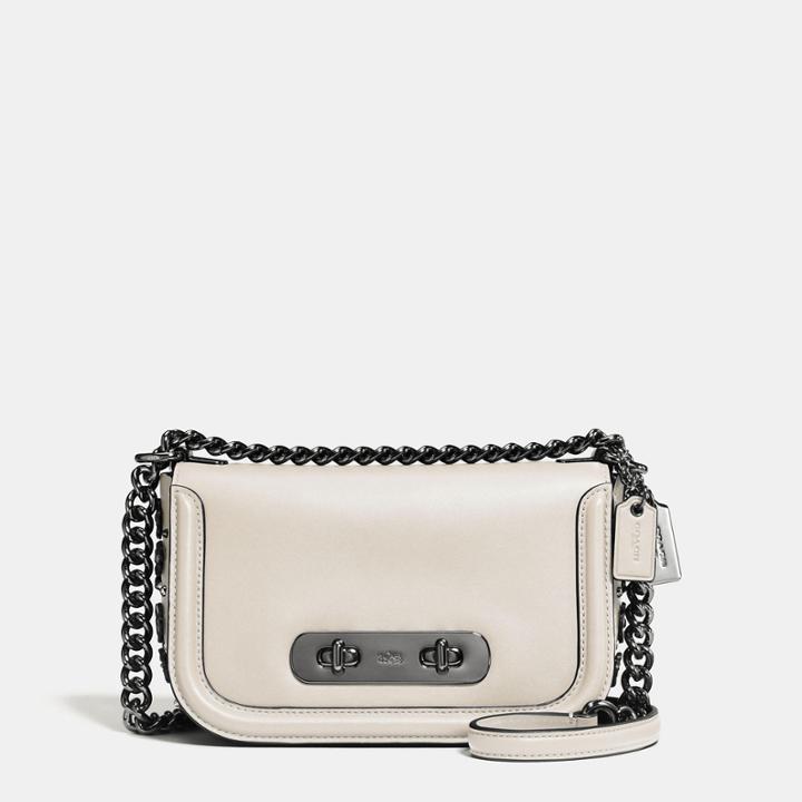Coach Swagger Shoulder Bag 20 In Glovetanned Leather With Willow Floral