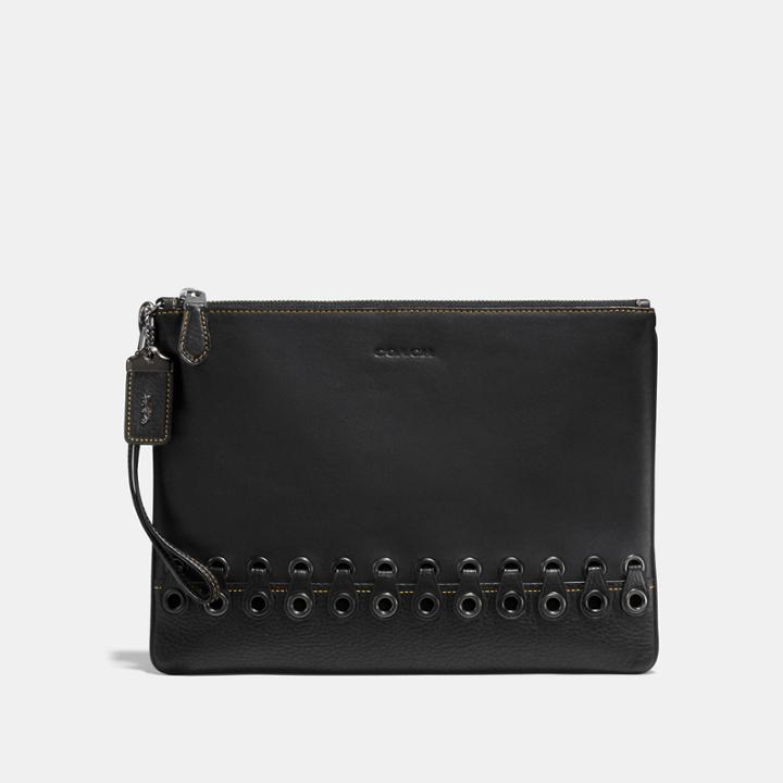 Coach Pouch With Link Detail