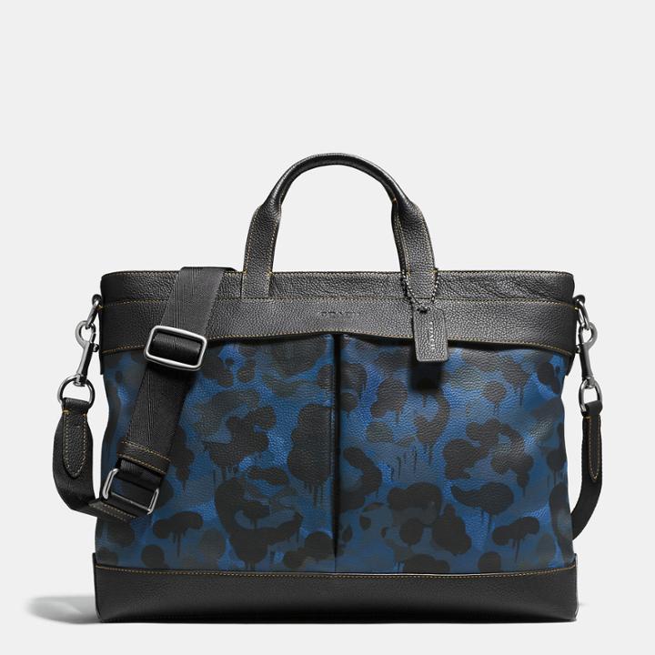 Coach Metropolitan Soft Helmet Bag In Wild Beast Pebble Leather