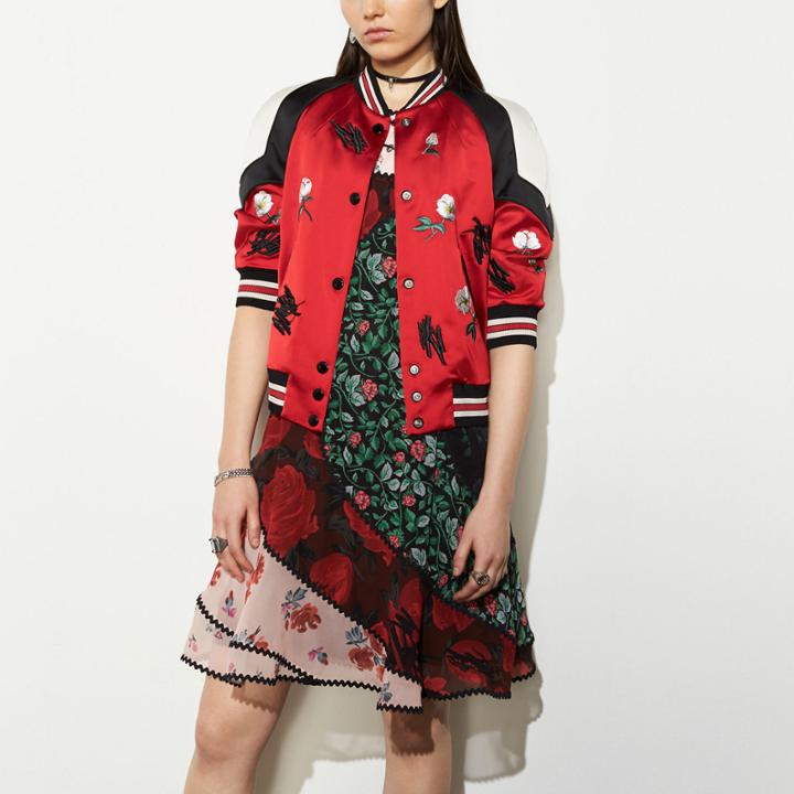 Coach Shrunken Varsity Jacket