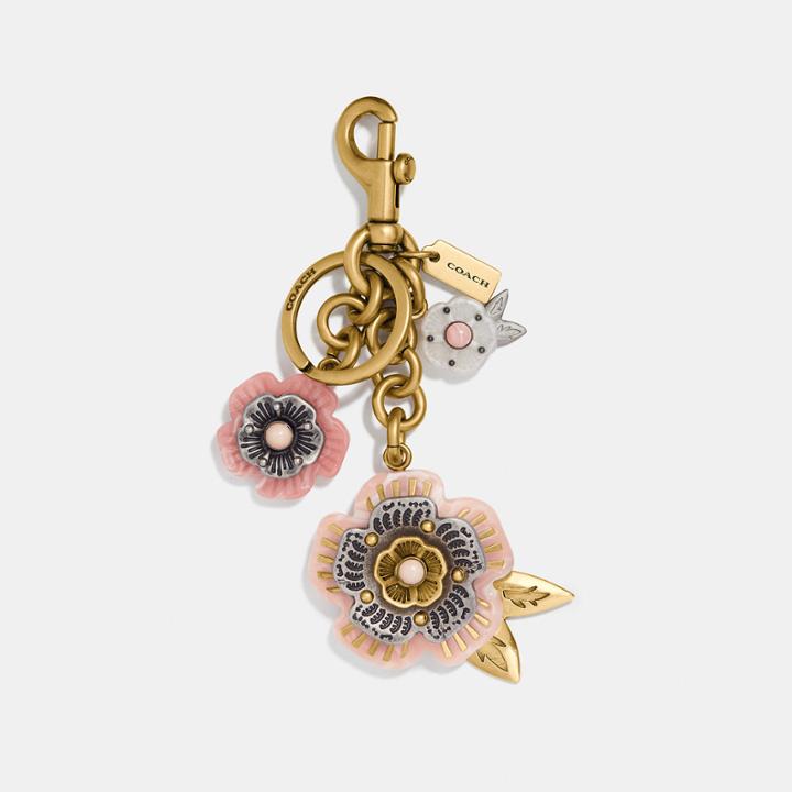 Coach Tea Rose Mix Bag Charm