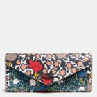 Coach Soft Wallet In Mixed Yankee Floral Print Coated Canvas