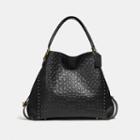 Coach Edie Shoulder Bag 42 In Signature Leather With Rivets