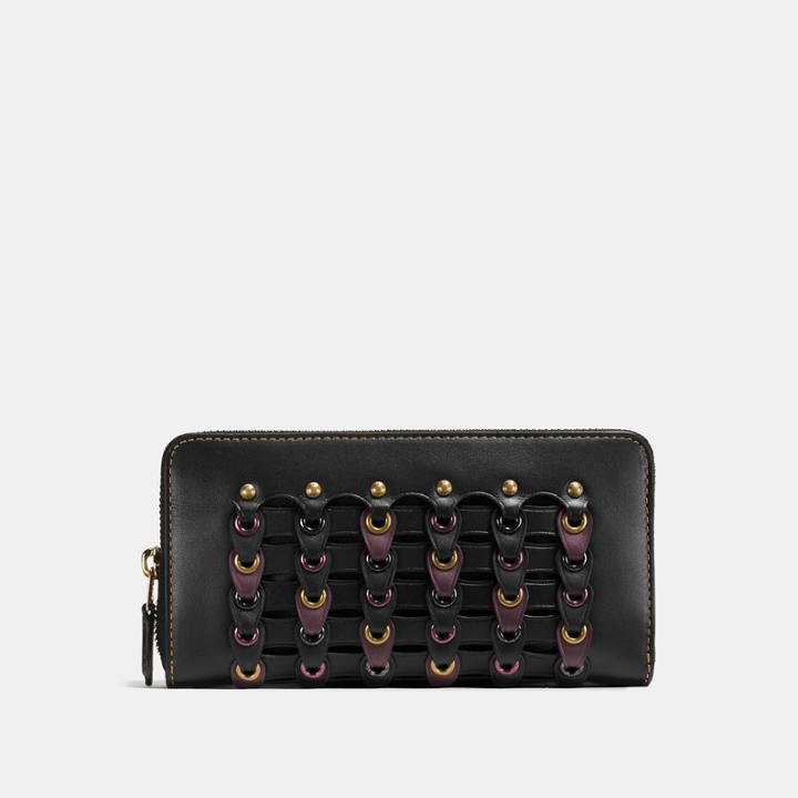 Coach Accordion Zip Wallet With Link