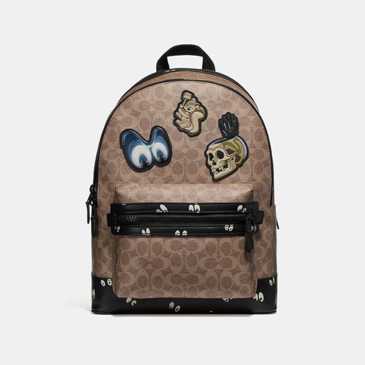 Coach Disney X Coach Academy Backpack In Signature Patchwork
