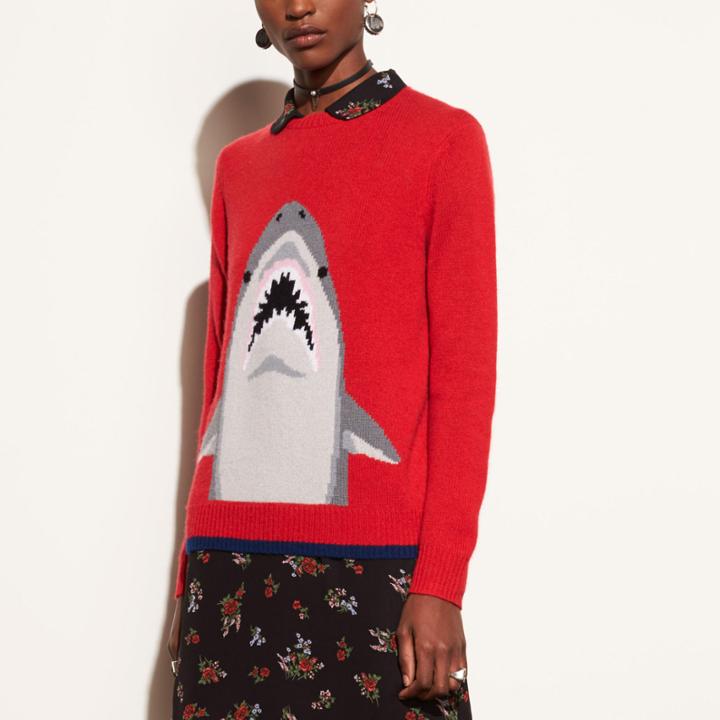 Coach Shark Crewneck
