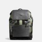 Coach Manhattan Backpack In Wild Beast Pebble Leather