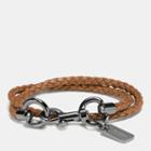 Coach Leather Dog Leash Wrap Bracelet