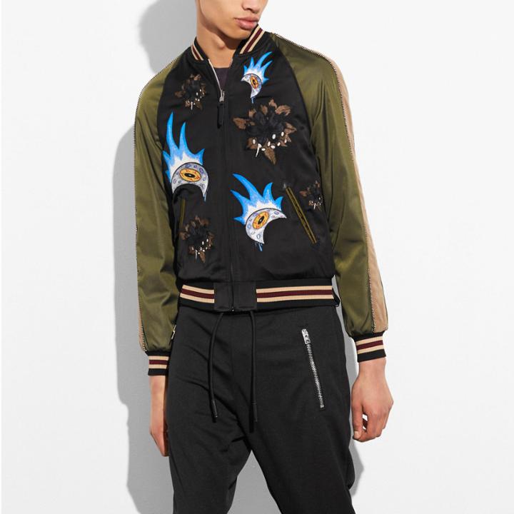 Coach Moon And Skull Souvenir Jacket