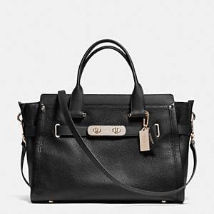 Coach - Pebbled Leather Coach Swagger