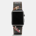 Coach Apple Watch Printed Leather Strap