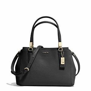 Coach - Madison Saffiano Mini Christie Li/black