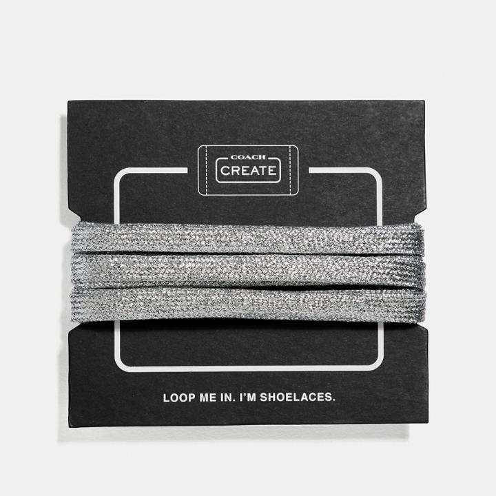 Coach Metallic Shoe Laces
