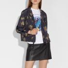 Coach Forest Floral Print Zip Hoodie