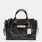 Coach Swagger Carryall In Croc Embossed Leather