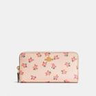 Coach Accordion Zip Wallet With Floral Bloom Print