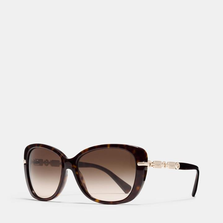 Coach Hangtag Chain Cat-eye Sunglasses