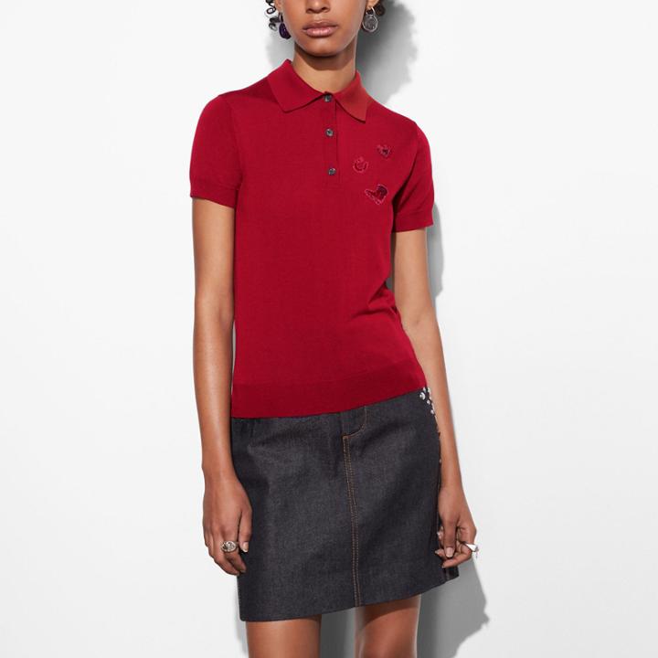 Coach Western Embroidery Polo