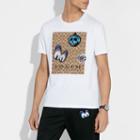 Coach Disney X Coach Signature T-shirt With Patches