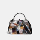 Coach Frame Bag With Patchwork