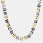 Coach Mixed Daisy Rivet Choker Necklace