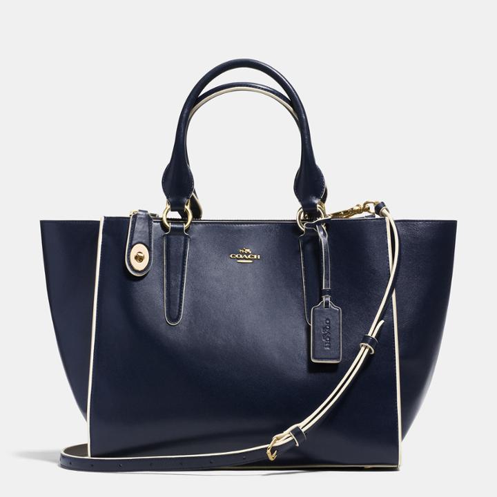 Coach Crosby Carryall In Colorblock Leather