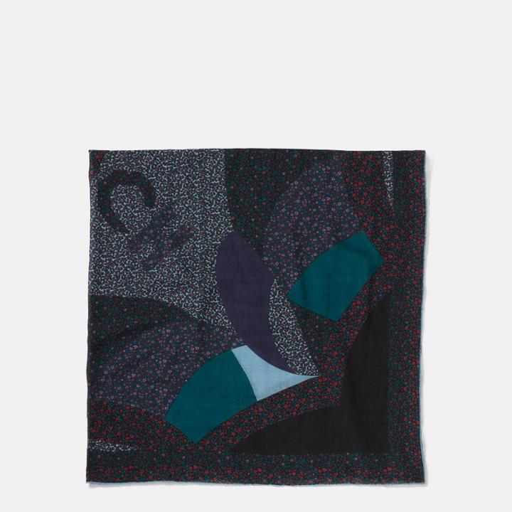 Coach Ranch Floral Patchwork Oversized Square Scarf