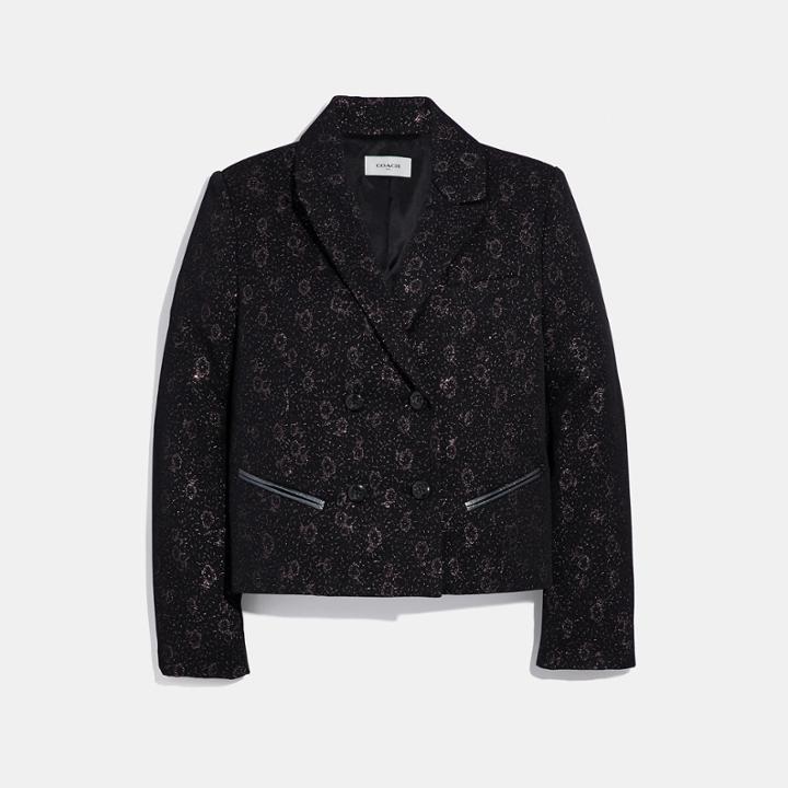 Coach Tailored Jacquard Jacket