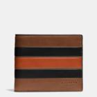 Coach 3-in-1 Wallet In Smooth Leather With Varsity Stripe